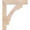 Ekena Millwork Merced Block Smooth Bracket, Douglas Fir, 3 1/2"W x 22"D x 26"H BKT04X22X26MRC05SDF - alternate 2